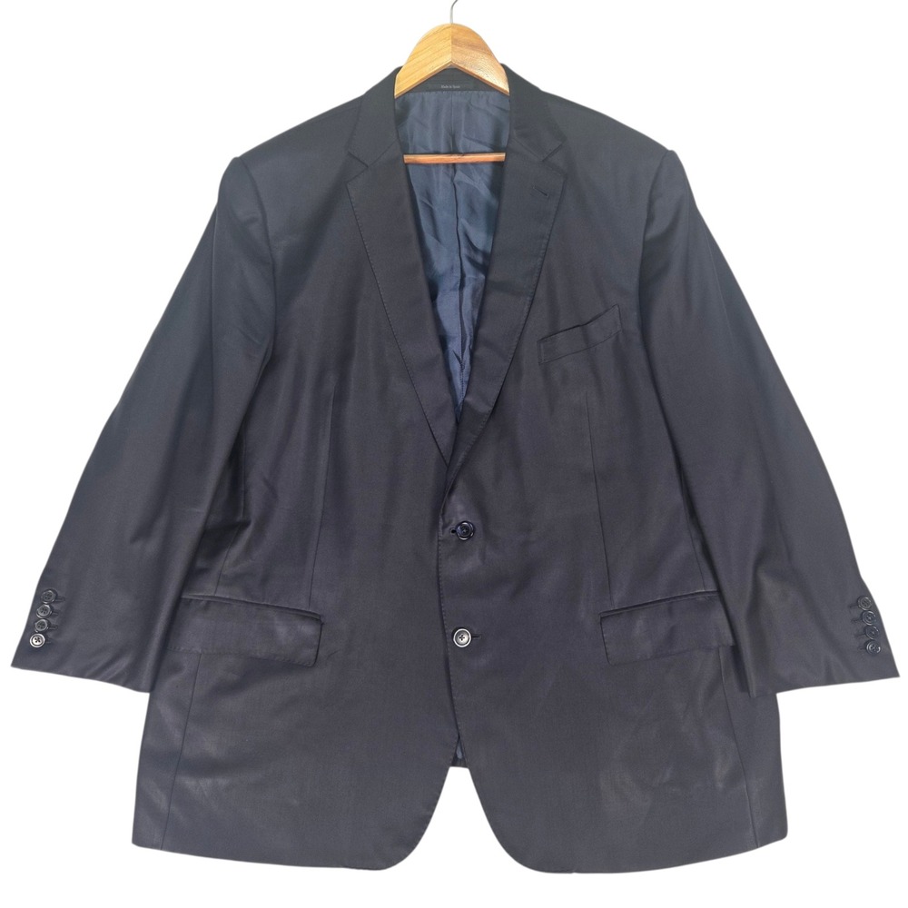 Ermenegildo Zegna Blazer Mens 50R Navy Blue Trofeo Wool Sport Coat Jacket